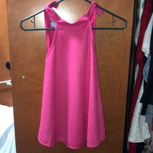 Never worn pink velvet top!